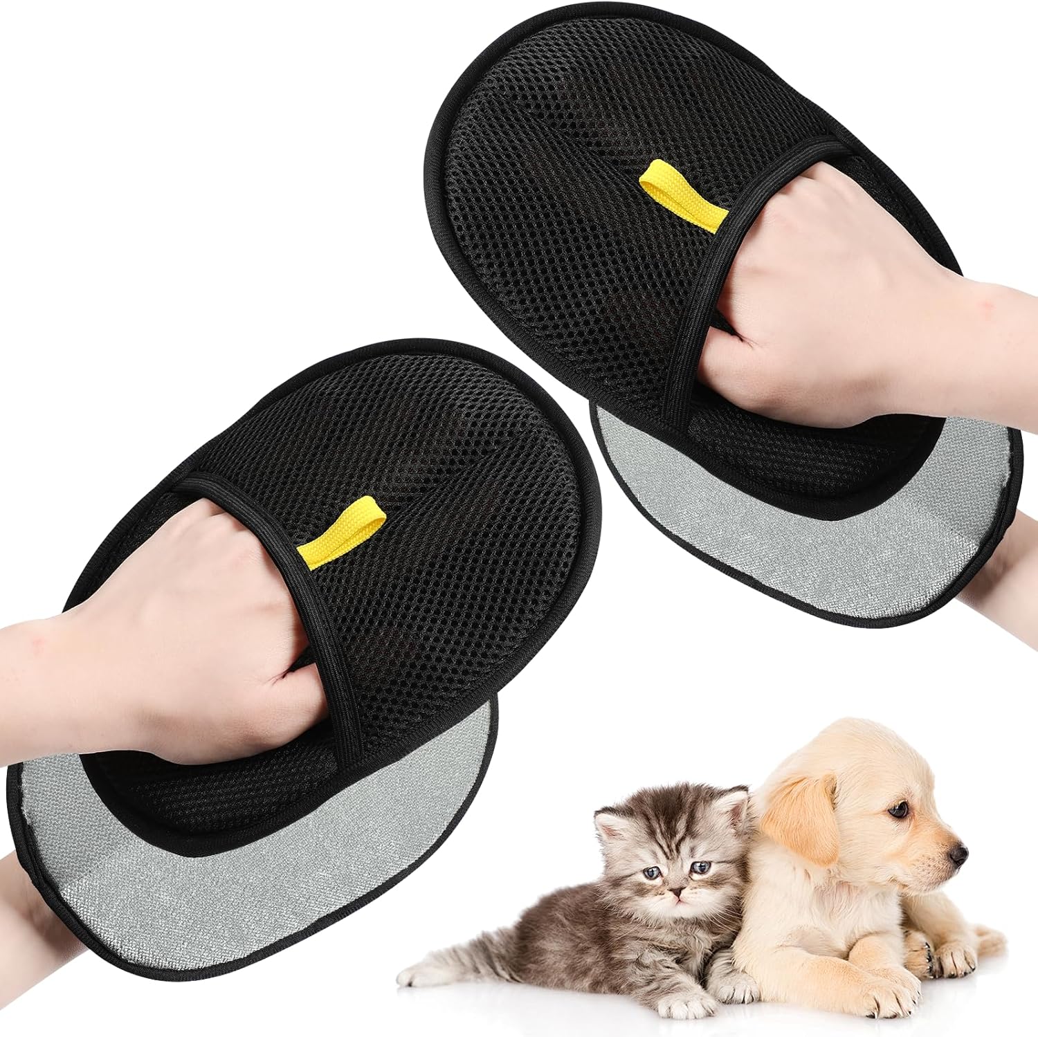 Versatile Pet Grooming Gloves - 2pcs