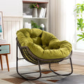 Large Indoor Outdoor Rocking Chair Oversized Papasan - Cozy Outdoor