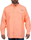HABIT Men's Fourche Mountain Long Sleeve River Guide Fishing Shirt