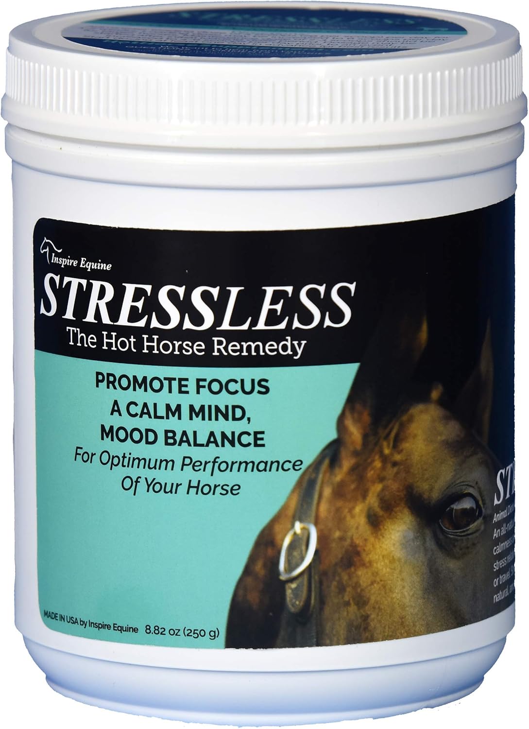 StressLess Hot Horse Supplement for Calm & Focus - 60 Day Supply