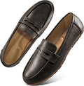 Ecetana Women Loafers Comfortable Slip-On Penny Moccasins - Cushioned