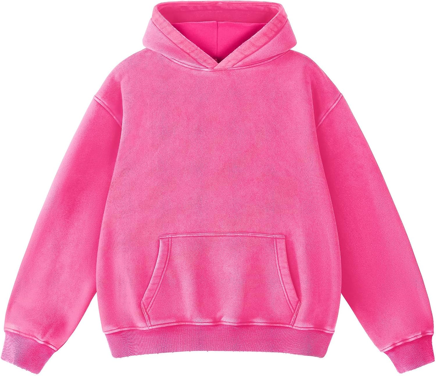 Womens Oversized Hoodie Acid Wash Vintage Sweatshirt Trendy