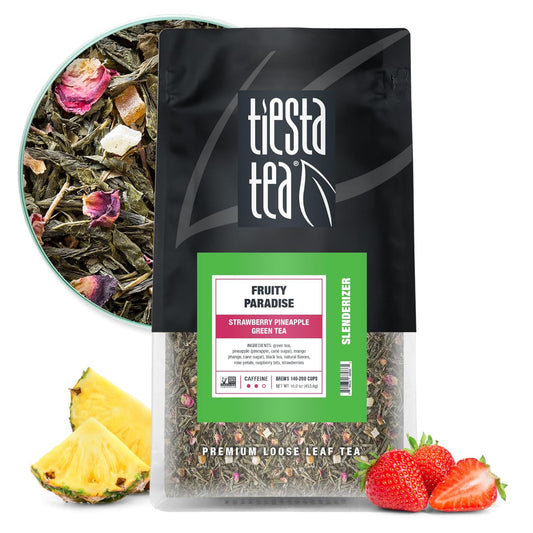 Fruity Paradise Strawberry Pineapple Green Tea by Tiesta Tea