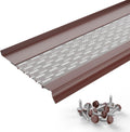 Micromesh 6 in Gutter Guards 100 ft Scotch Red - Stainless Mesh