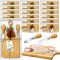 18 Set Christmas Bridal Shower Bamboo Cheese Board Gift Set - Ready