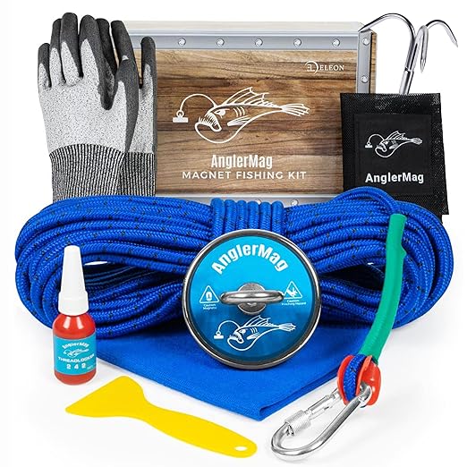 1000 lbs Magnet Fishing Kit for Treasure Hunting Adventures