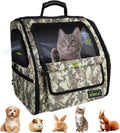 Collapsible Cat Backpack Carrier for Small Dogs and Cats - Travel
