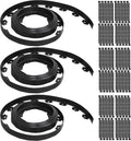 Gardzen 1.5in x 100ft Landscape Edging Kit - No Dig Lawn Border