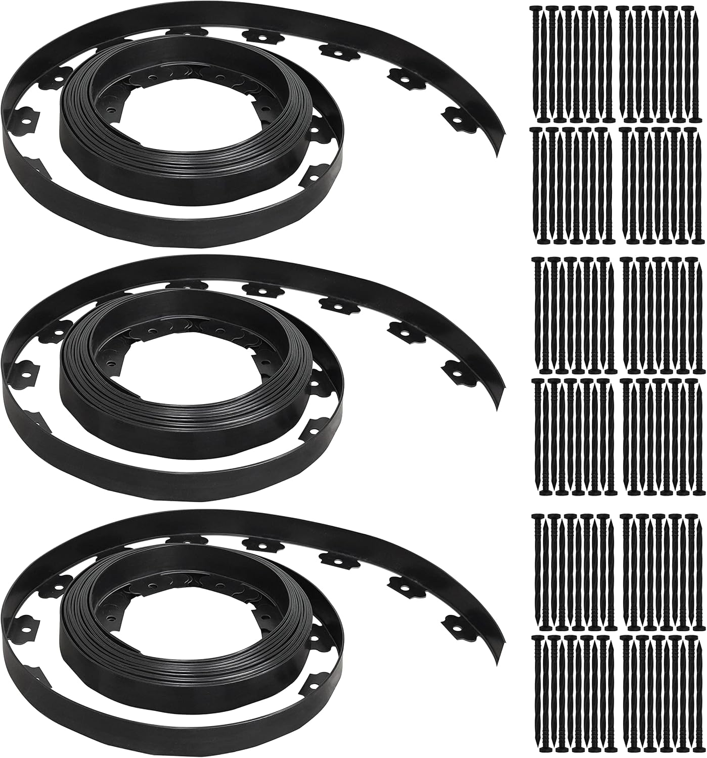 Gardzen 1.5in x 100ft Landscape Edging Kit for Your Garden