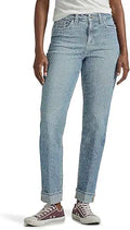 Lee Women's Mid Rise Boyfriend Jean - Casual Comfort