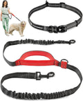 Hands-Free Leash for Large Dogs - Comfortable Waist Bungee Leash