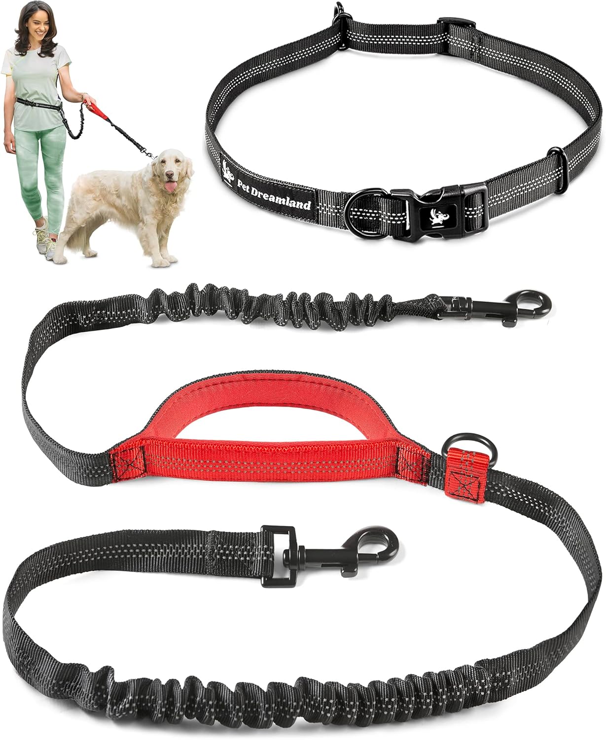 Exquisite Hands-Free Leash for Large Dogs: Comfort & Freedom
