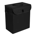 Car Trash Can with Lid - Leak-Proof Collapsible Car Organizer