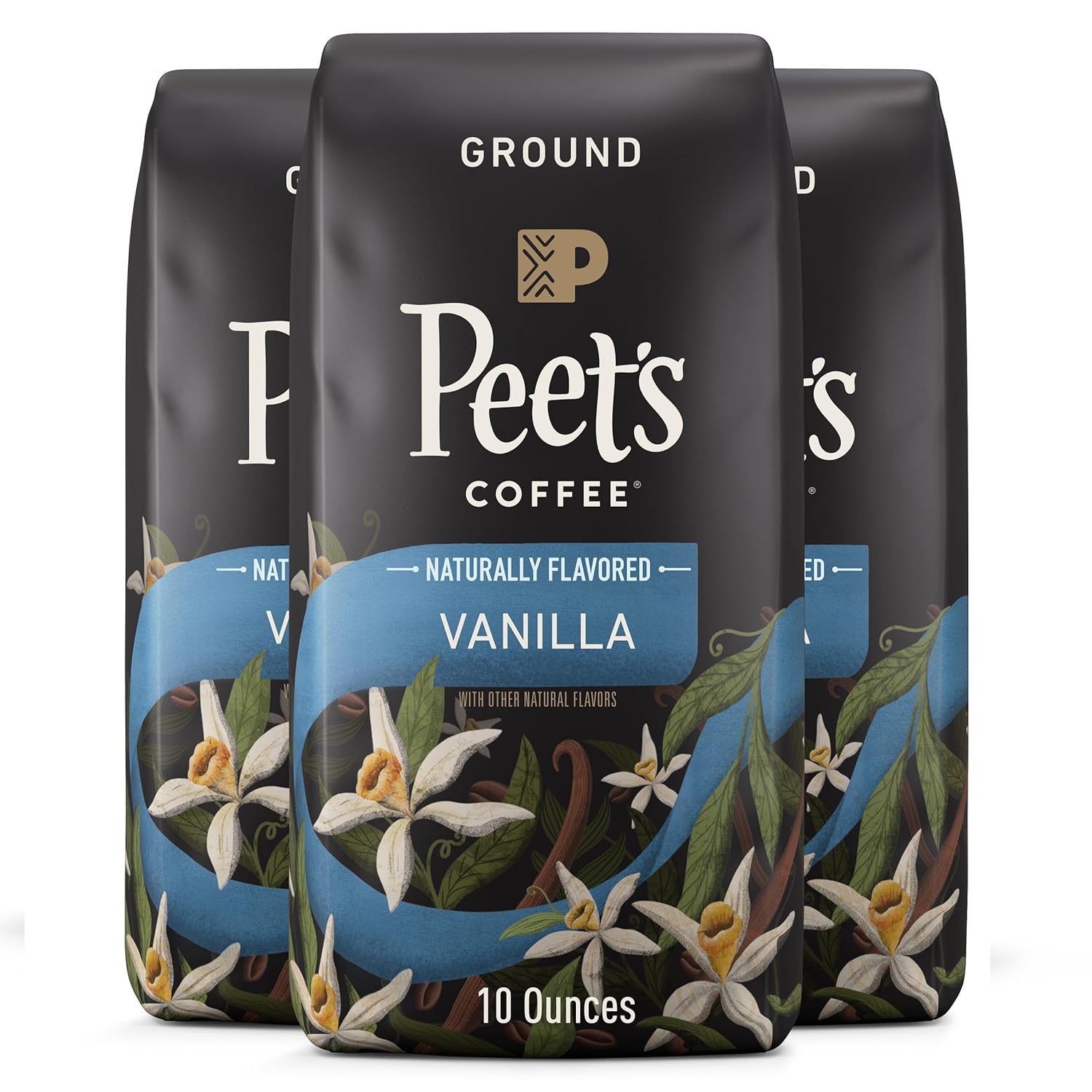Peet's Vanilla Light Roast - 30oz x 3 Bags