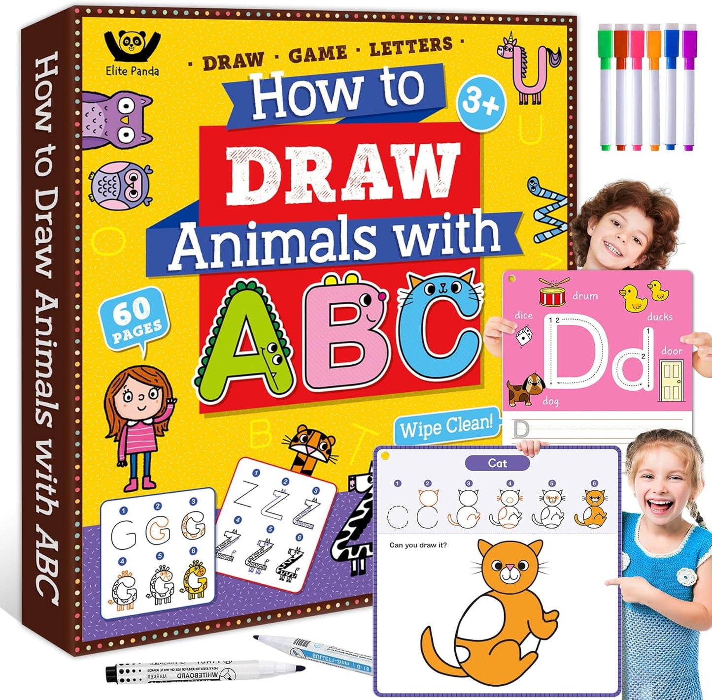 Reusable Alphabet Tracing Set