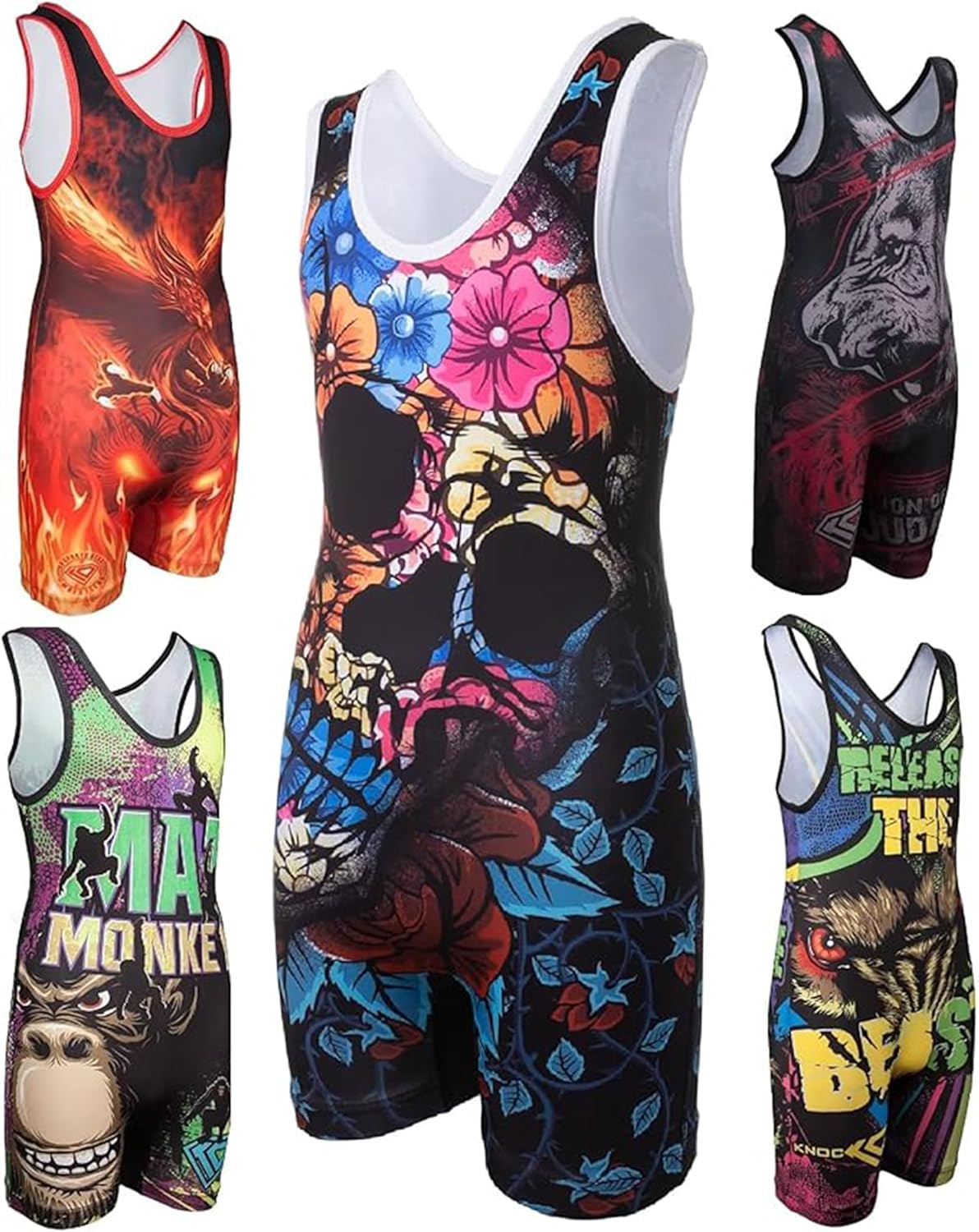 Unisex Wrestling Singlet for Youth and Adult Wrestlers, Bold Fit