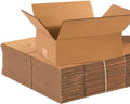 BOX USA Shipping Boxes Flat 12in x 9in x 4in, 25-Pack - Heavy Duty