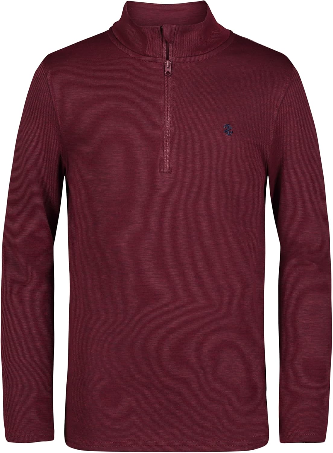 IZOD Boys' Lightweight Fleece Long Sleeve Quarter Zip Pullover