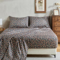 HYPREST Floral Sheets Queen Size - Deep Pocket 4pc Set