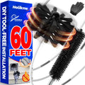 Dryer Vent Cleaner Kit Up to 60 ft - Flexible Lint Brush System