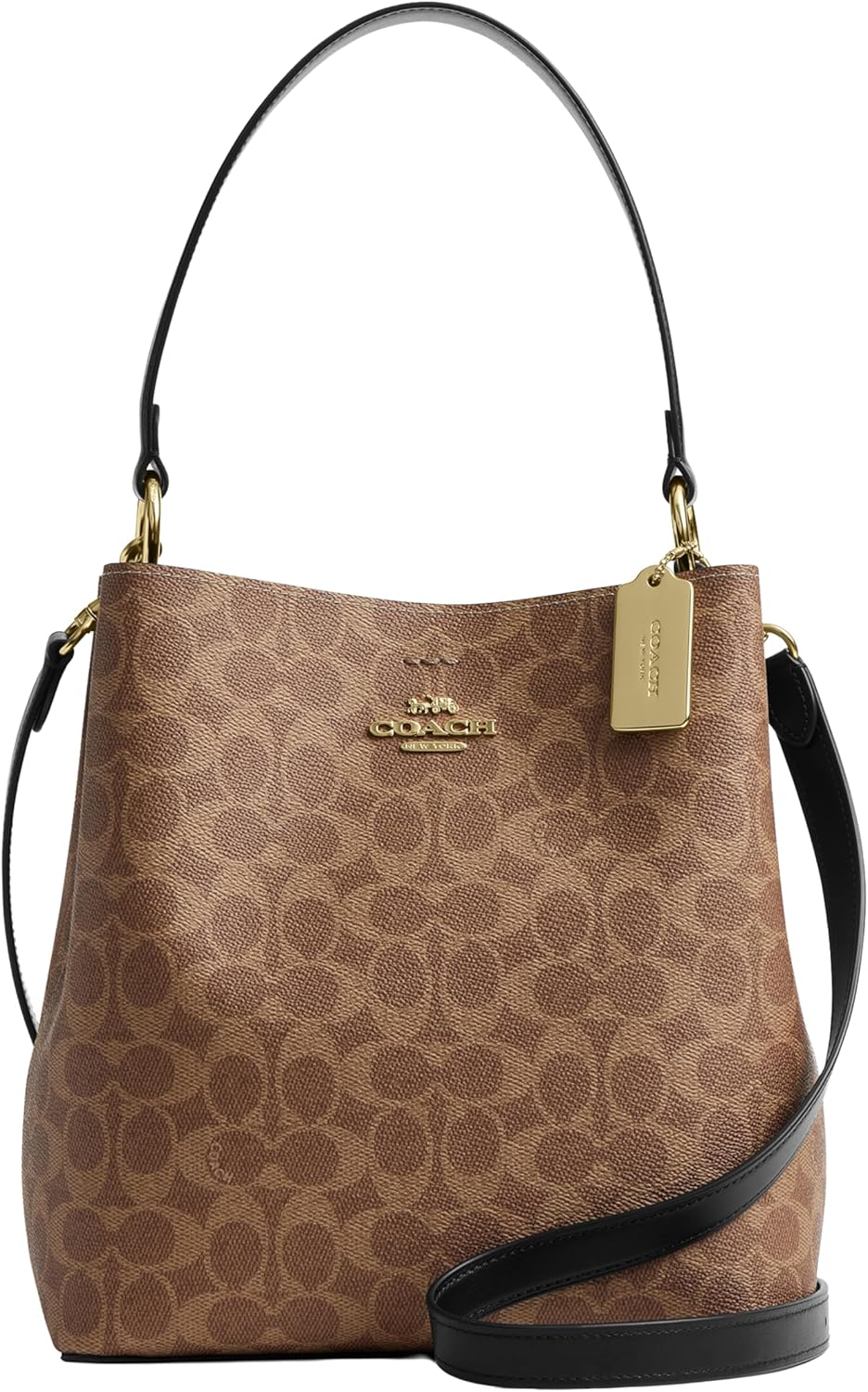Coach Town Bucket Bag: Versatile Double-Faced Leather Tote