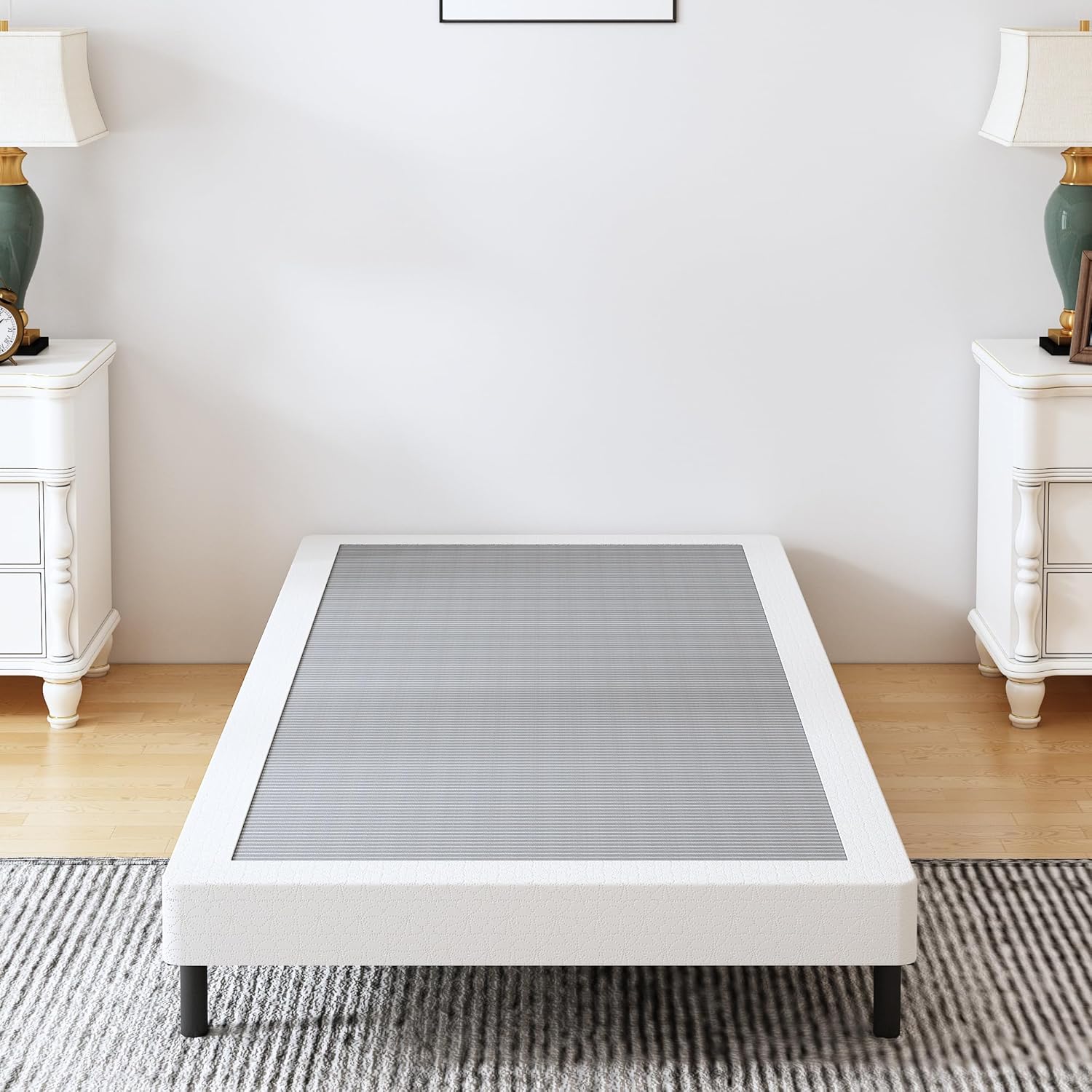 Box Springs Twin XL 4 Inch Heavy Duty Metal Frame Foundation