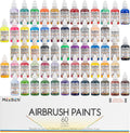 Airbrush Paint Set 60 Colors 30ml - Ready to Spray Water-Based