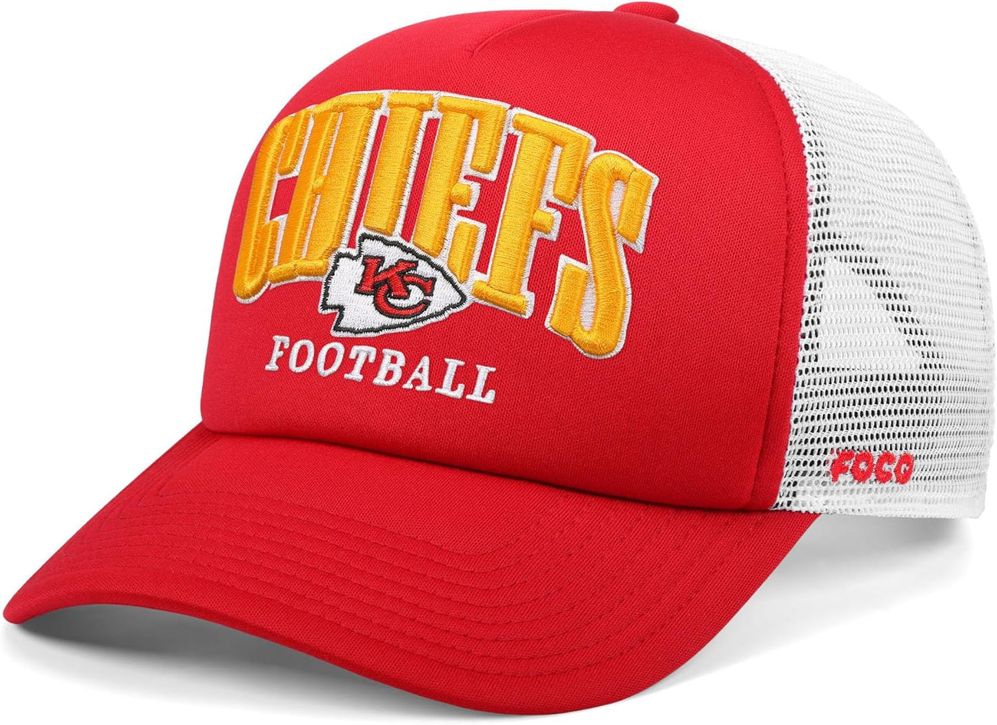 FOCO Men's NFL Team Logo Foam Trucker Cap for Ultimate Fans