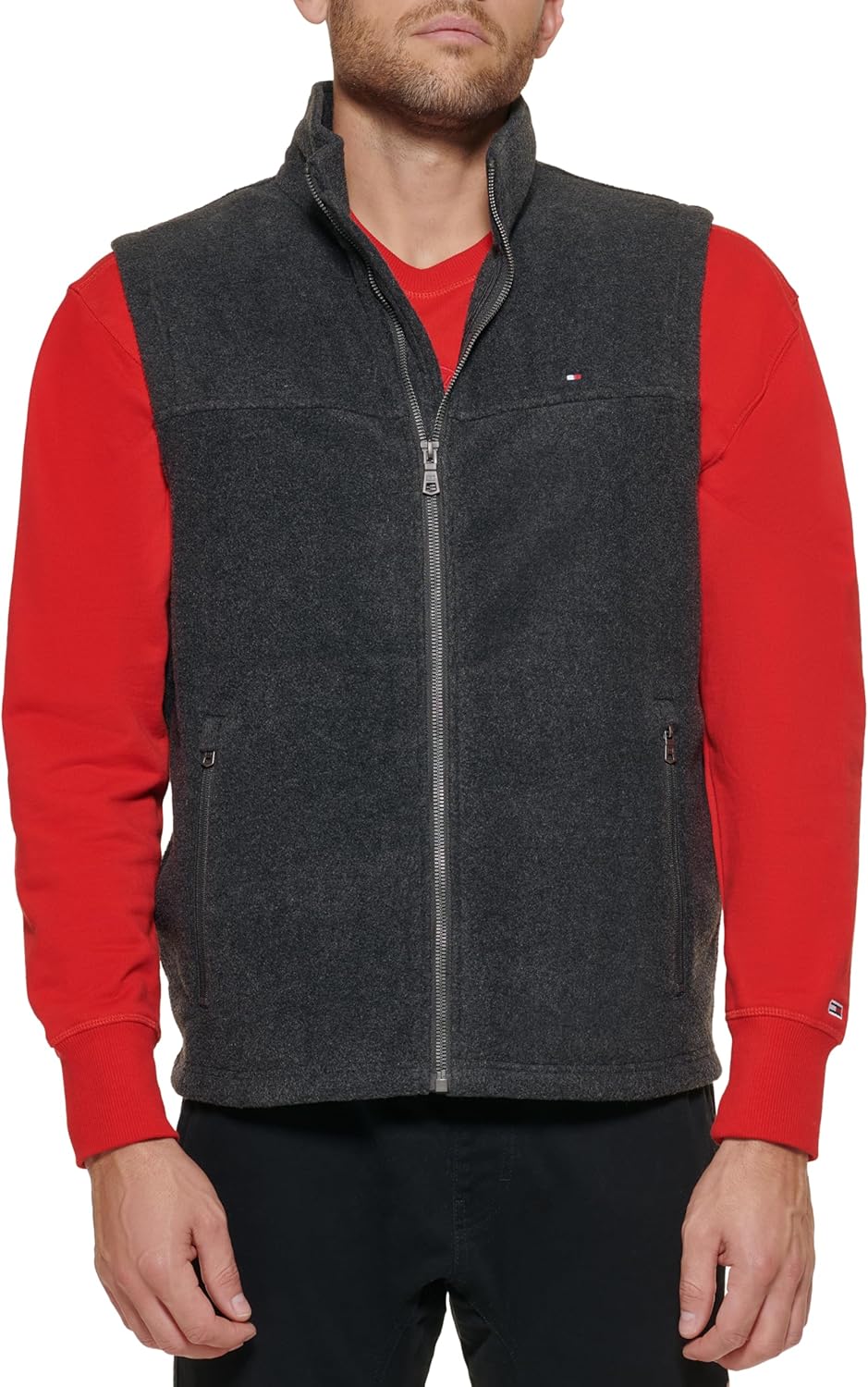 Tommy Hilfiger Lightweight Polar Fleece Vest for Everyday Comfort