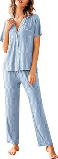 Avidlove Women Pajamas Set Notch Collar Long Pants - Soft Comfort