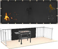 Fireproof Heat Shield for Wall Behind Grill 3ftx8ft - Protects Deck