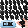 Chenille Letters Patches Iron On 104 Pcs Set - Large 3.2in Alphabet