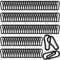 200 PCS 2ft Spring Snap Hook Carabiner - Heavy Duty M5 Pack