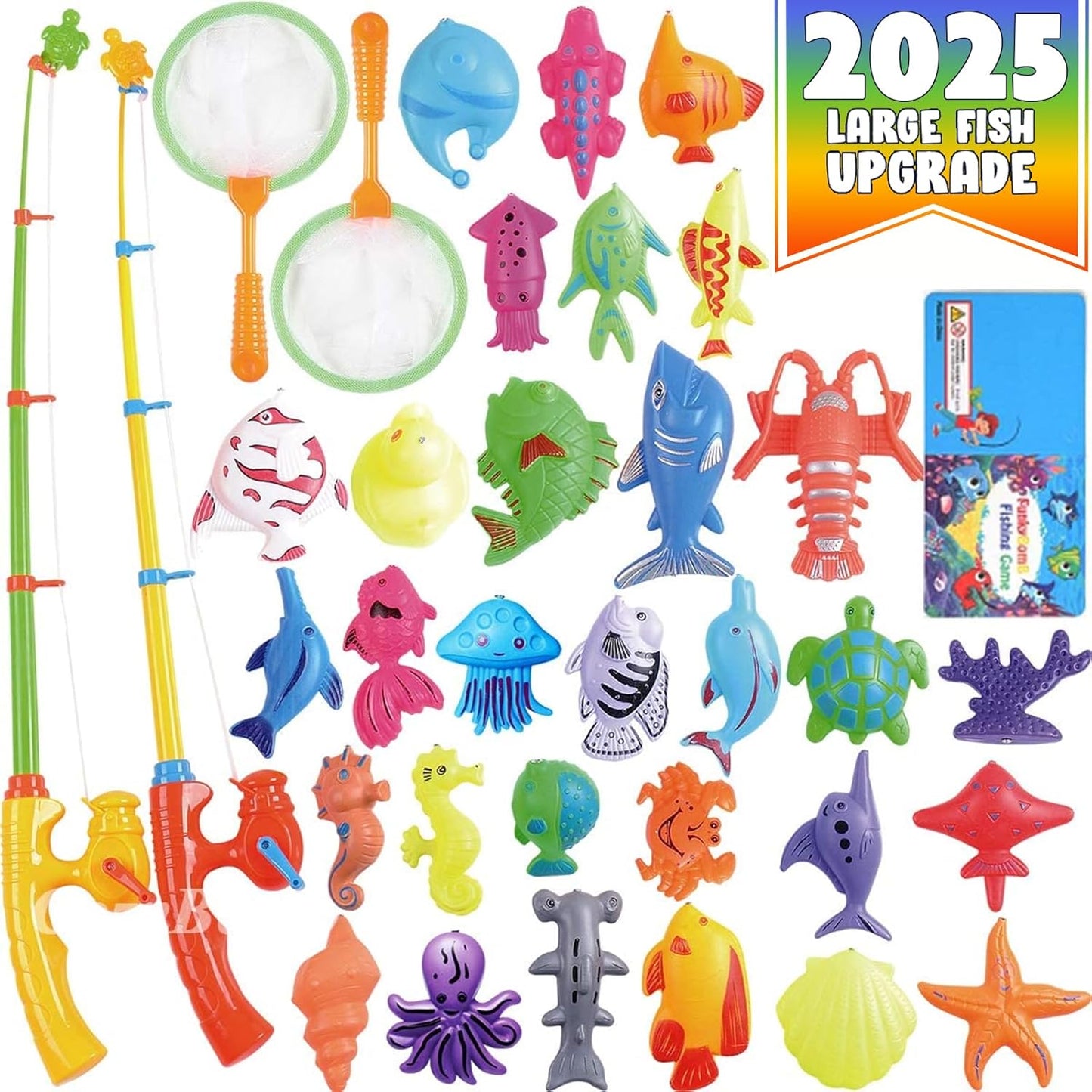 Interactive Magnetic Fishing Game for Kids
