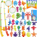 Magnetic Fishing Toys Game Set for Kids - Bath & Pool Learning Play