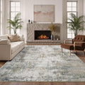8x10 Area Rugs for Living Room - Modern Washable Low-Pile Rug