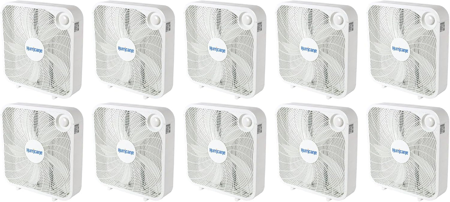Hurricane 20 Inch Floor Box Fan with 3 Speed Settings Review