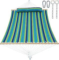 Double Quilted Fabric Tree Hammock with Spreader Bar - 2 Person