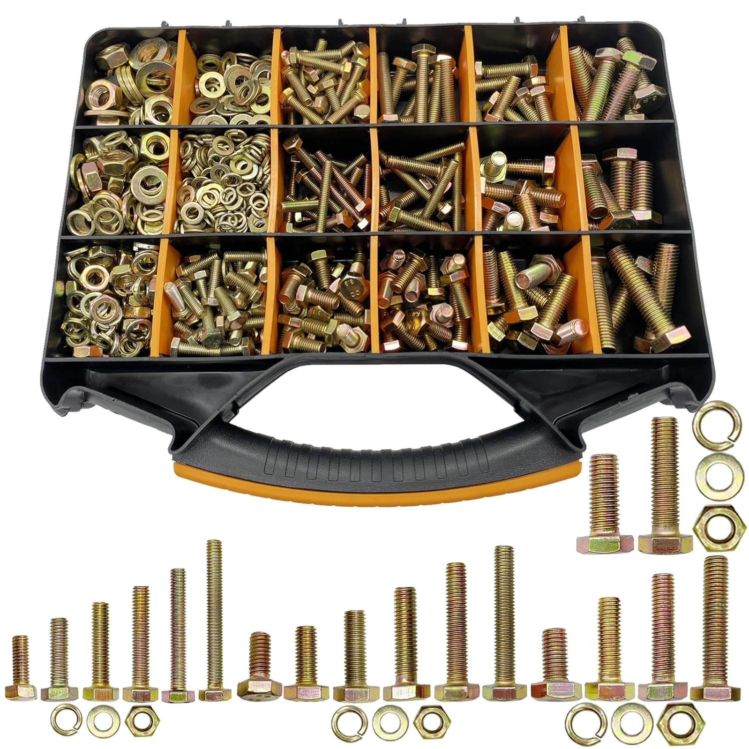 900pcs Metric Bolt Assortment Set for Heavy Duty Applications