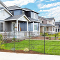 Decorative Garden Fence 6 Panels 13ft x 36in - Rustproof Metal Gate