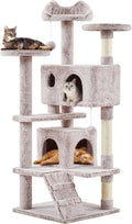 Yaheetech 54in Cat Tree with Double Condo - Vertical Playground