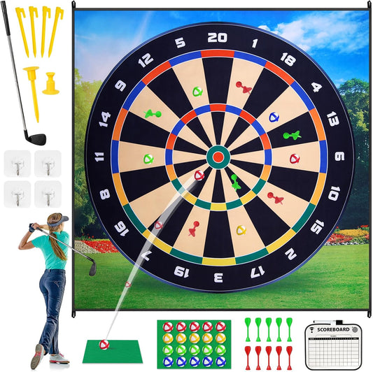 Ultimate Golf Chipping & Dart Game Set
