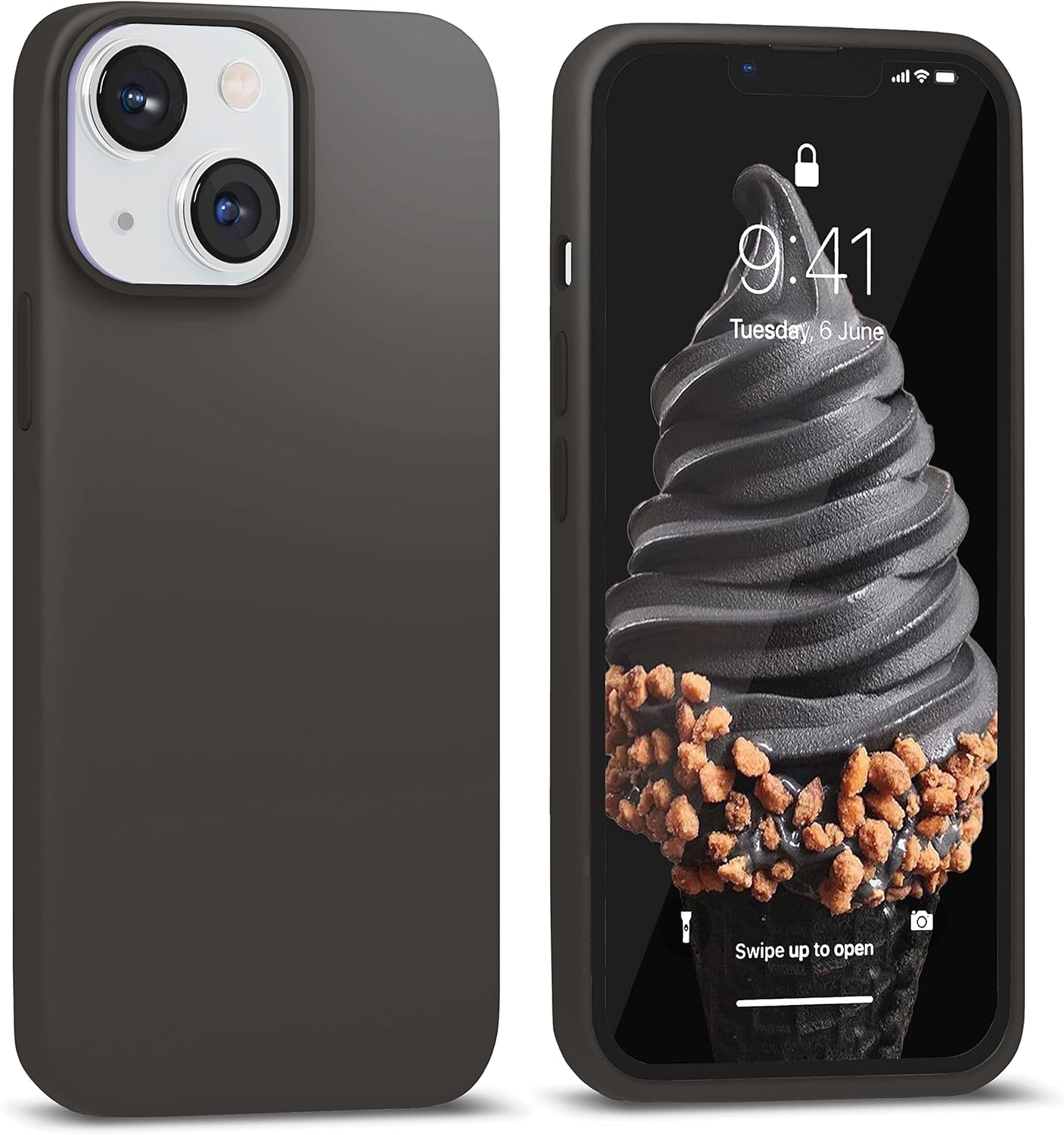 IceSword iPhone 13 Case Deep Gray - Slim Drop Protection Cover