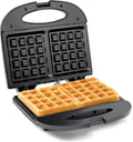 Elite Gourmet EWM-2207# 2-Slice Waffle Maker - Breakfast, Snacks, Burgers!