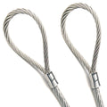 PSI 1/4 in Vinyl Coated Cable with Loops, 67 ft - Durable Safety Wire