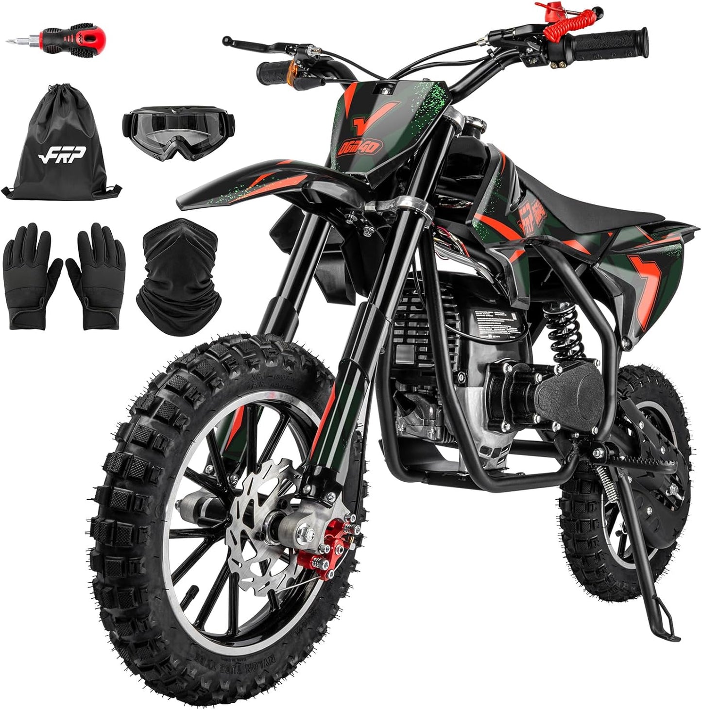 FRP OGM40 Kids Dirt Bike 40CC 4-Stroke Gas Powered Mini Motorcycle