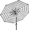 Solar 10ft LED Patio Umbrella - Lighted, Tilt, UV-Resistant