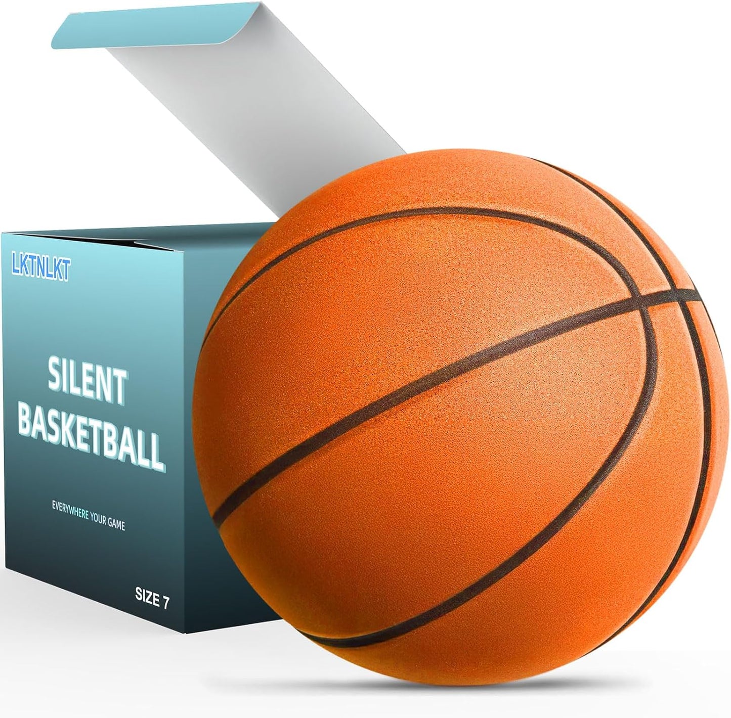 Silent Basketball Size 7 for Quiet Dribbling and Indoor Training