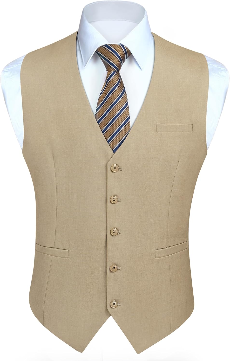 HISDERN Vest 101 Mens Slim Fit Suit Vest for Any Occasion
