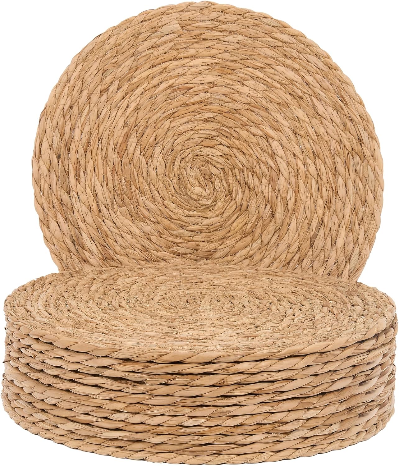 GENMOUS Woven Placemats Set of 12 for Rustic Dining Style